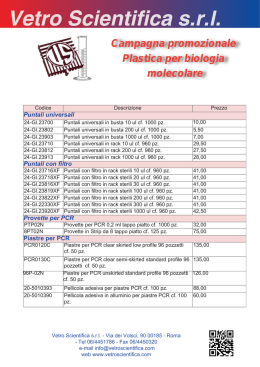 Campagna promozionale Plastica per biologia