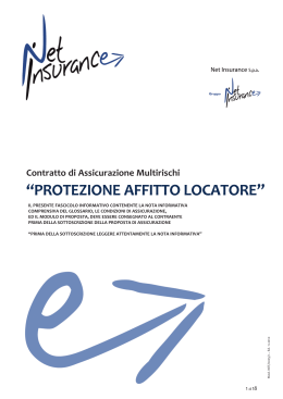 Condizioni di Assicurazione