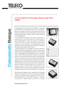 Comunicato Stampa - Teleco SHM Systems