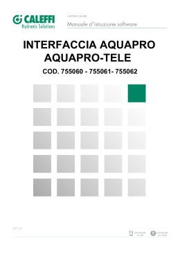 Aquapro-Tele cod. 755060-755061-755062