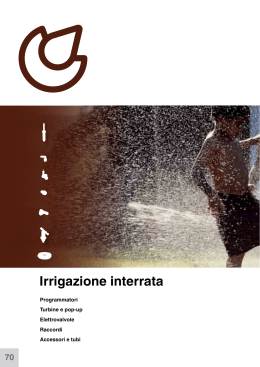 Irrigazione interrata