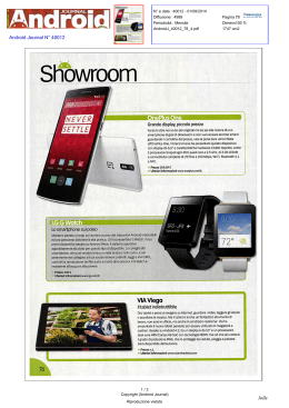 android journal settembre 2014