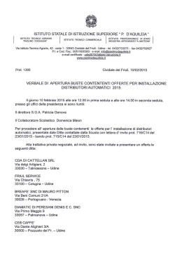 Verbale di aggiudicazione 10-02-2015