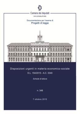 Disposizioni urgenti in materia economico-sociale