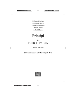 Principi di BIOCHIMICA - Medicalinformation.it