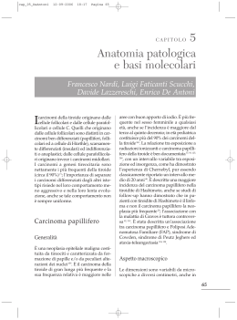Anatomia patologica e basi molecolari