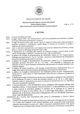 Decreto nomina Commissione