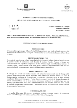 Vasche di Laminazione Senago