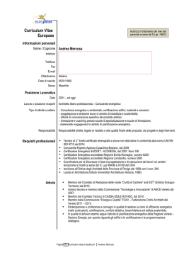 Curriculum Vitae Europass