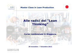 Master Class in Lean Production