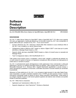 Software Product Description