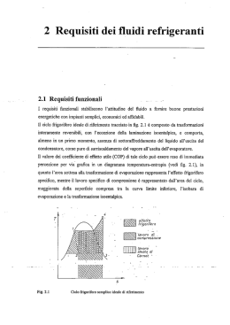 2 Requisiti dei ﬂuidi refrigeranti