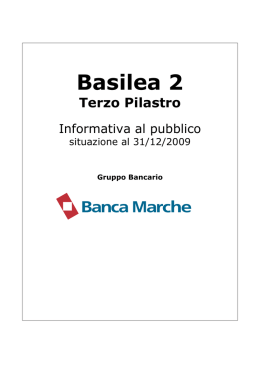 Informativa al pubblico 2009