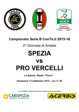 SPEZIA vs PRO VERCELLI