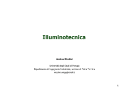 Illuminotecnica - 2
