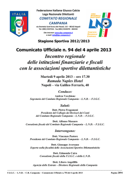 Incontro regionale delle istituzioni finanziarie e fiscali