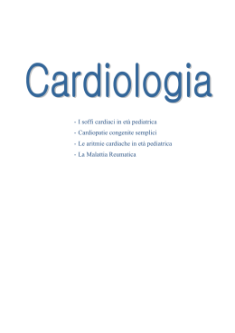 - I soffi cardiaci in età pediatrica - Cardiopatie congenite - Area-c54