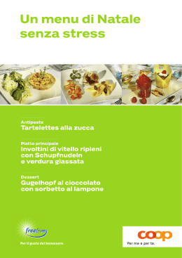 Scarica il menu