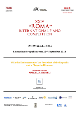 “ROMA ” - Associazione Fryderyk Chopin