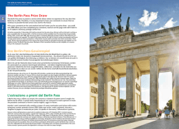 The Berlin Pass Prize Draw