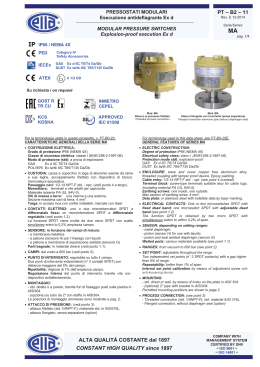 Ettore Cella Modular Pressure Switch PT-B2