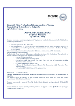 Unicredit PGA Professional Championship of Europe Pravets