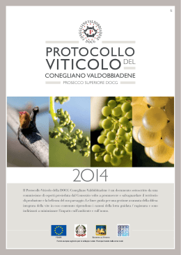 protocollo 2014 - Prosecco.it — Conegliano Valdobbiadene DOCG