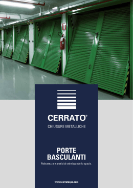 CERRATO porte basculanti