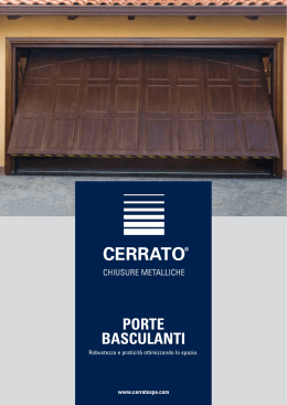 CERRATO porte basculanti