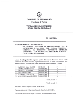 N. 184 / 2014 - Comune di Alpignano