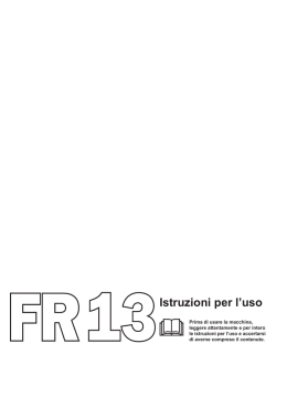 Istruzioni per l`uso
