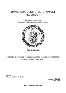 UNIVERSITAʼ DEGLI STUDI DI NAPOLI FEDERICO II