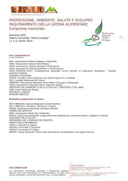 Programma - Ordine dei Medici Chirurghi e degli Odontoiatri di Napoli