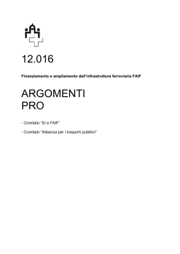 Argomentario pro (raccolta dei Sevizi del Parlamento) (PDF