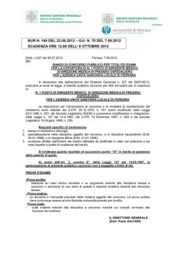 CP-Presidio Osp.13-9-12 - Azienda USL di Ferrara