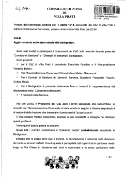 Verbale della seduta del 7 aprile 2014