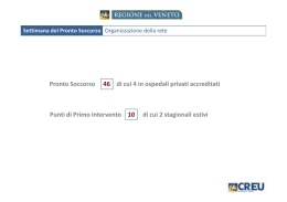 Settimana del Pronto Soccorso - Azienda Ospedaliera di Padova