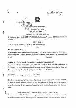 Sentenza SICURGLASS