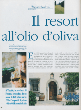 all`olio d`oliva - Villa Campestri