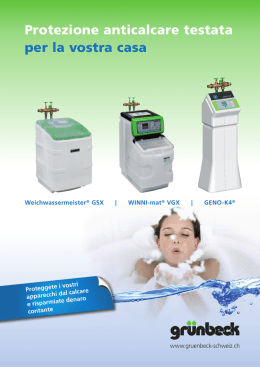 Protezione anticalcare testata per la vostra casa