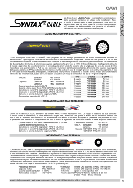 SYNTAX CABLE CAVI