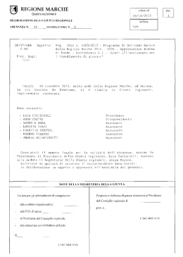Schema di bando - Il sito delle norme della Regione Marche