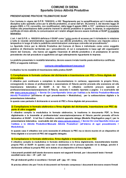 Informativa Comune di Siena - Collegio dei Geometri della provincia