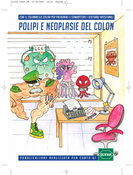 Polipi e neoplasie del colon - Prof. Francesco Gabrielli CHIRURGIA