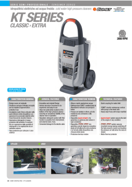 idropulihici elettriche ad acqua fredda cold water high pressure