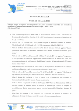 CUNSURZIO - Consorzio di Bonifica 5 Toscana Costa