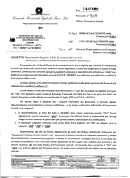 Trasmissione atti in via telematica