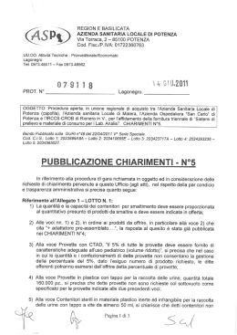 chiarimenti n. 5 (in formato Pdf)