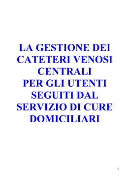 lavaggio cvc - ASL TO2 Torino