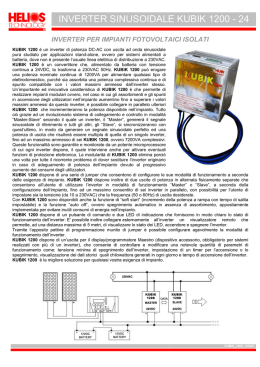 INVERTER SINUSOIDALE KUBIK 1200 - 24